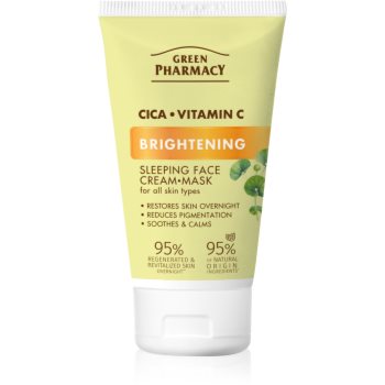 Green Pharmacy Cica + Vitamin C masca iluminatoare faciale